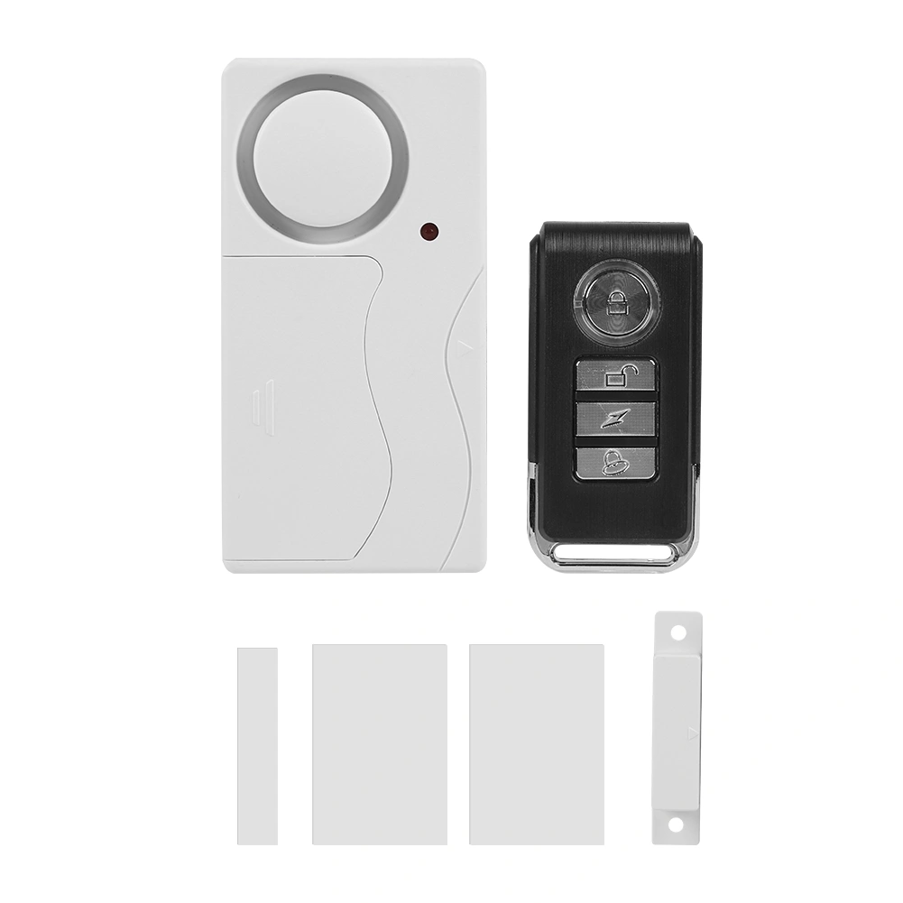 Wireless Door Burglar Alarm Security System Vibration Magnet Sensor Remote Controller