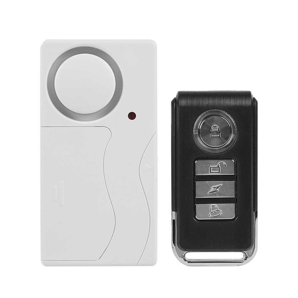 Wireless Door Burglar Alarm Security System Vibration Magnet Sensor Remote Controller