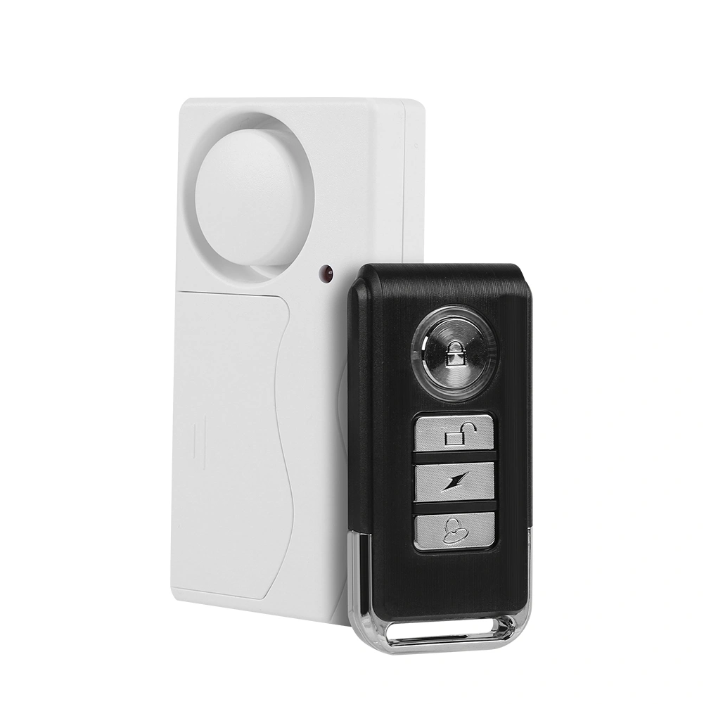 Wireless Door Burglar Alarm Security System Vibration Magnet Sensor Remote Controller