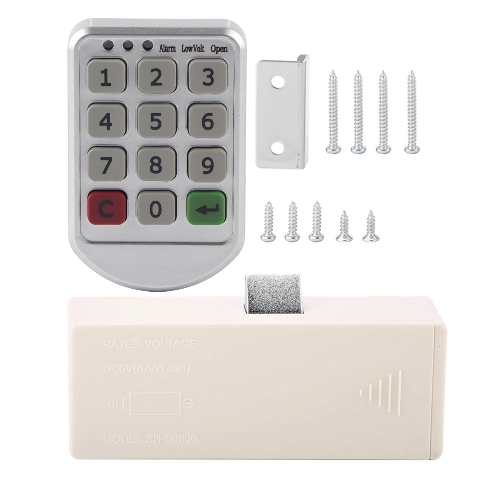 ABS Plastic Panel Digital Electronic Intelligent Password Keypad Number Cabinet Door Code Lock