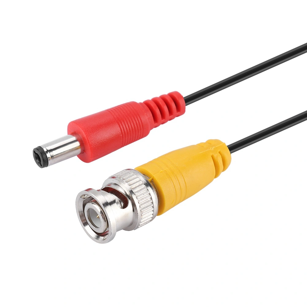 BNC + 2.1mm DC CCTV Extension Cable Video Coax Cable for Commercial Residential (20M)