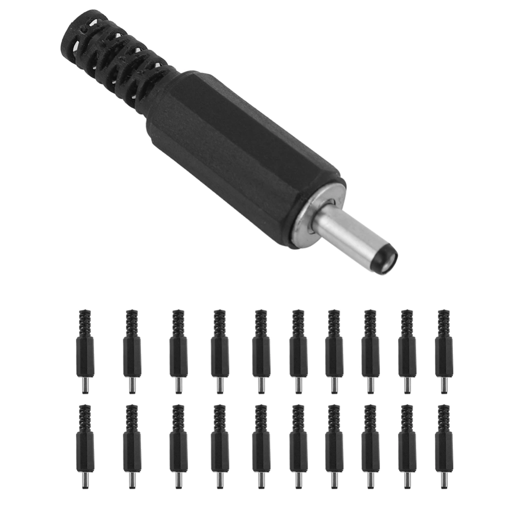 20PCS 3.5mm x 1.35mm DC Male Power Adapter Plug Jack Connector