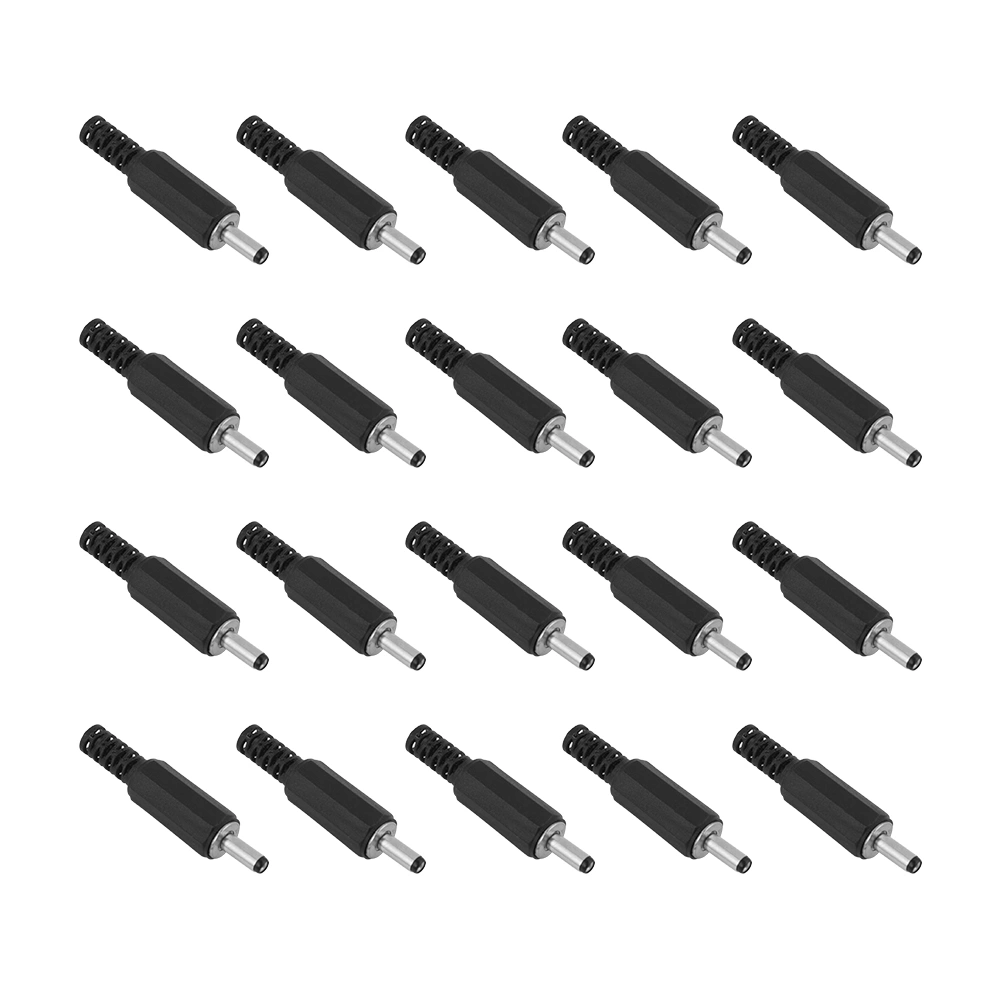 20PCS 3.5mm x 1.35mm DC Male Power Adapter Plug Jack Connector