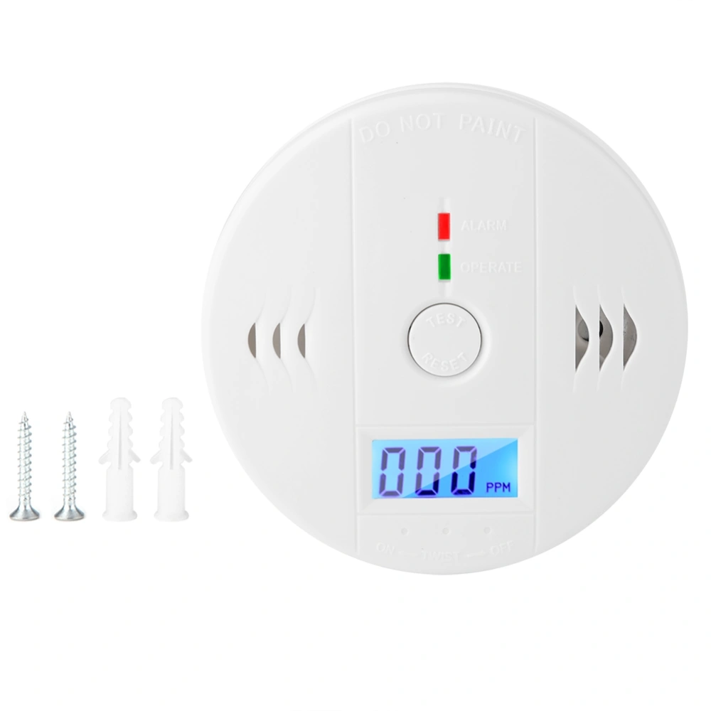 High Quality Carbon Monoxide Alarm CO Smoke Intelligent Sensor Poisoning Gas Warning Detector