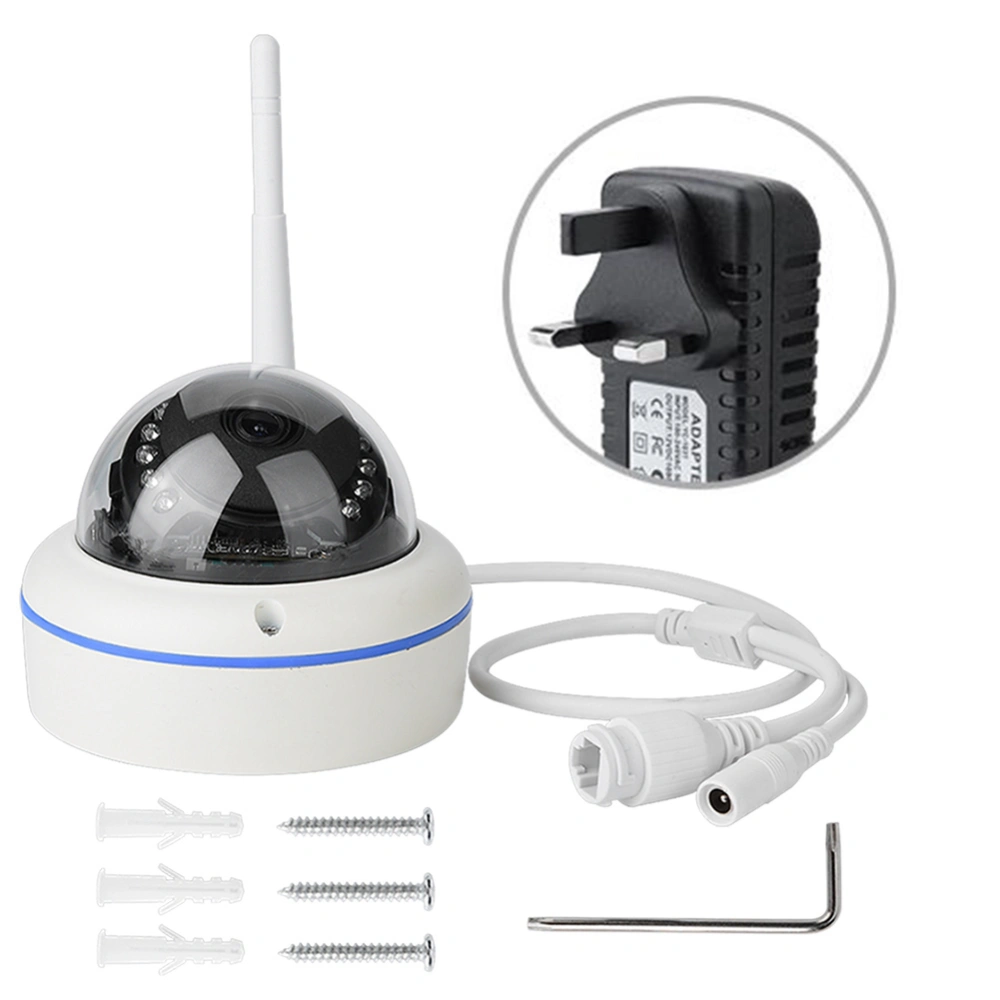 ESCAM Security Camera System Security Outdoor Surveillance Video 1080P HD Wifi Camera (UK Plug)