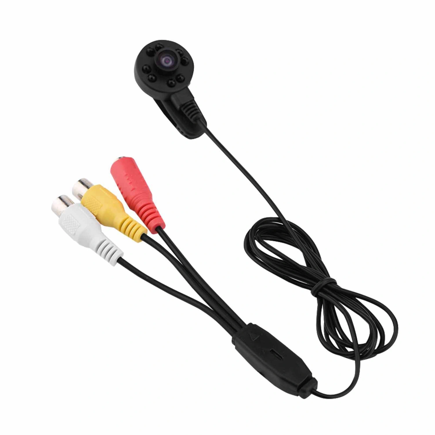 HD 60° Wide Angle Camera 8 LED IR Night Vision Camera Audio and Video FPV Micro Camera PAL