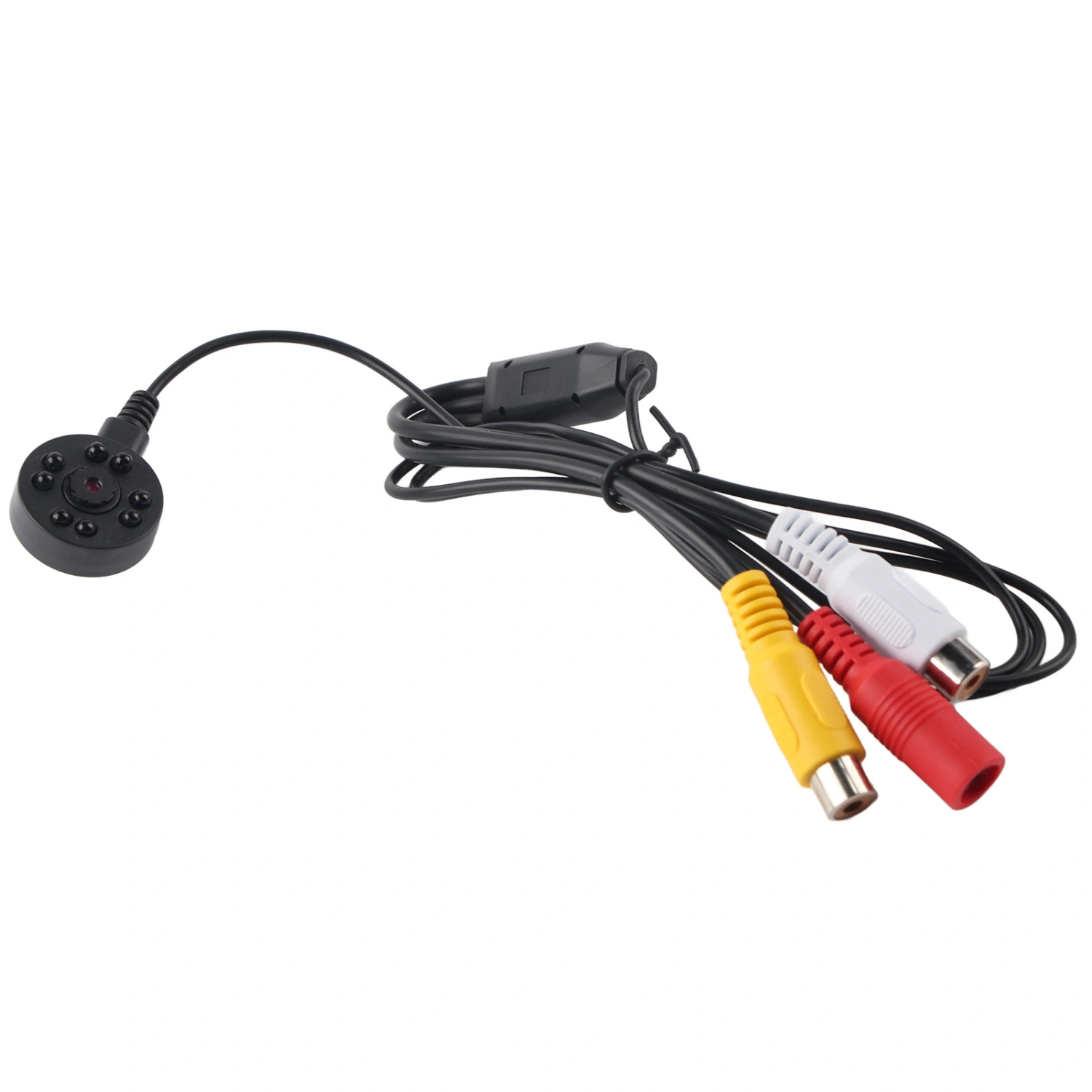 HD 60° Wide Angle Camera 8 LED IR Night Vision Camera Audio and Video FPV Micro Camera PAL