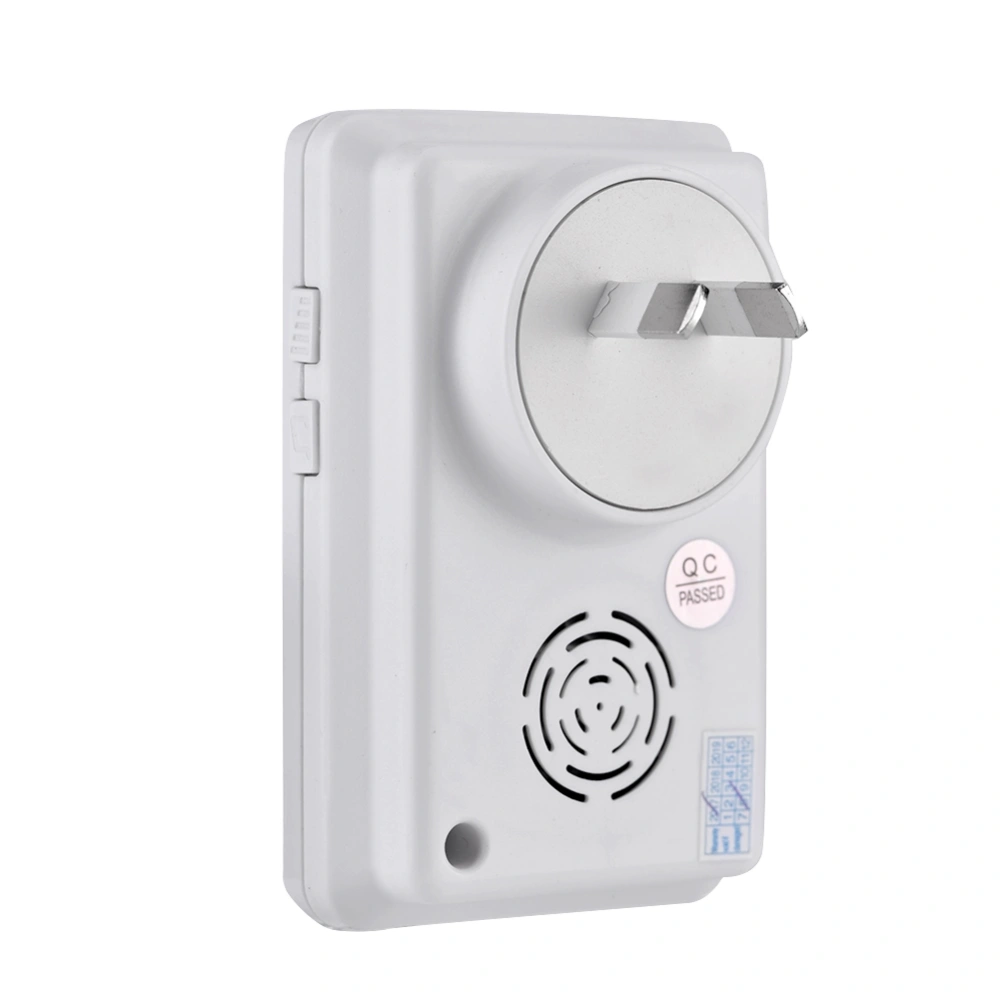 Wireless Digital Doorbell 1 Outdoor Transmitter + 1 Indoor Receiver Door Bell White AU Plug