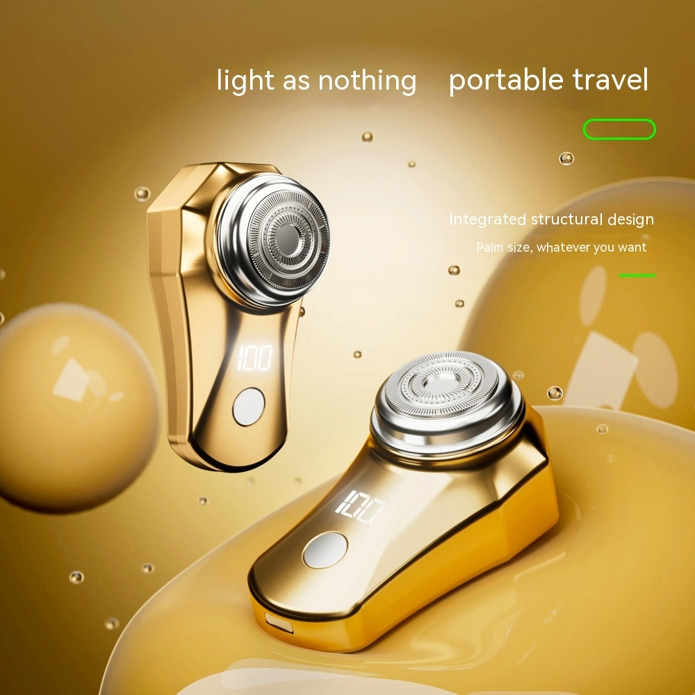 Floating Cutter Head Mini-Portable Electric Rechargeable Men's Shaver