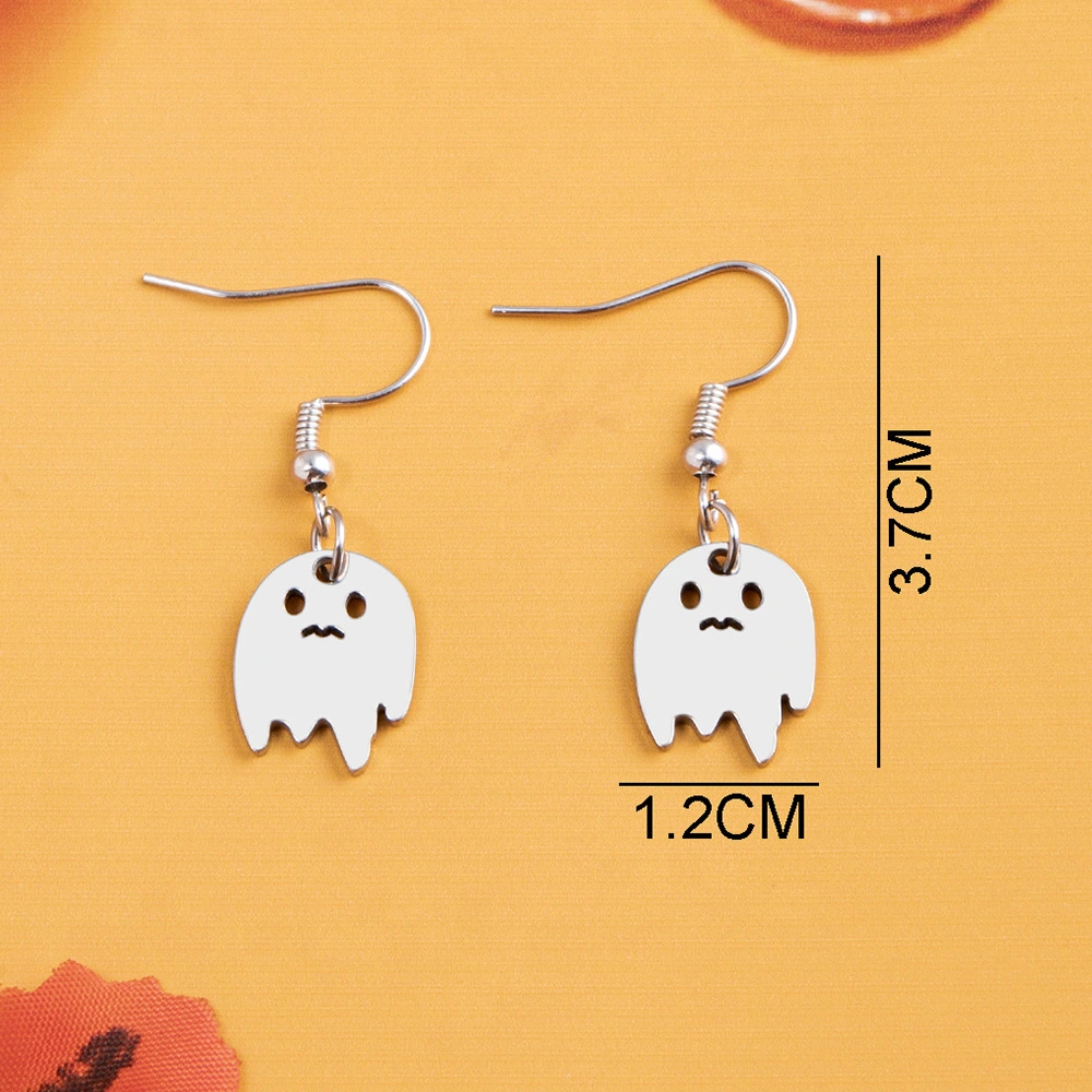 Little Ghost Stainless Steel Earrings