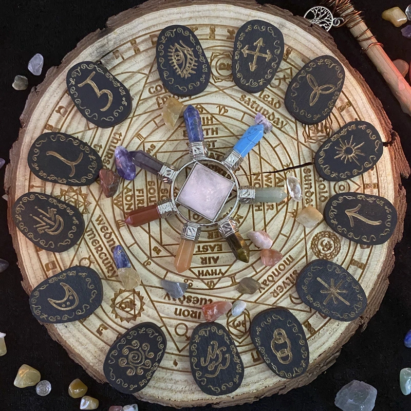 Witch Rune Set Healing Alchemy