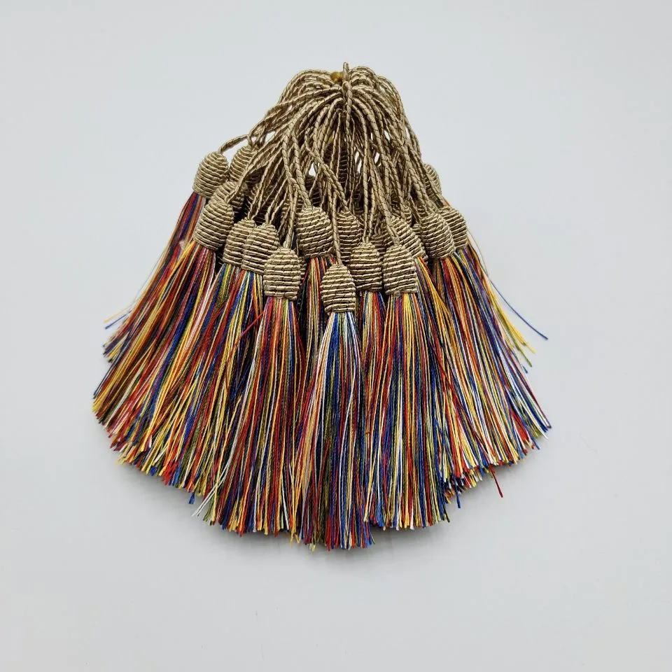 Thread Braided Hat Tassel Vertical Soft Long Fringe Tassel Sub
