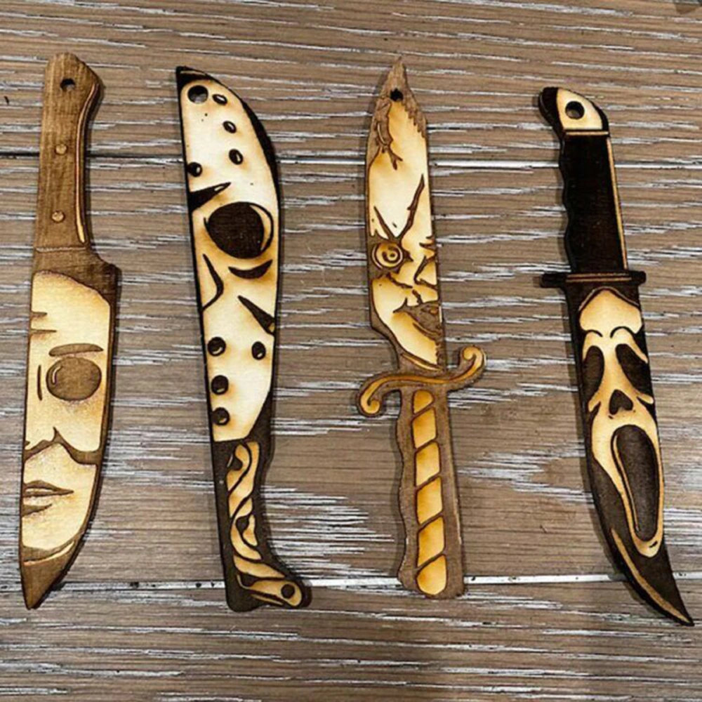 Christmas Decorative Pendant Horror Movie Knife Decoration