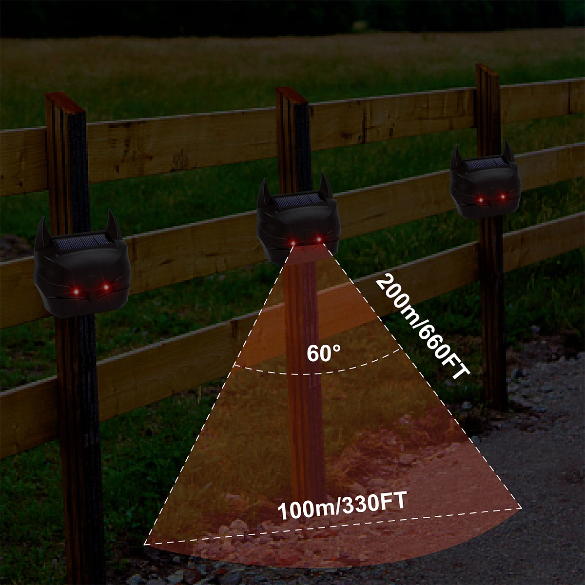 Courtyard Outdoor Animal Plastic Driving Device