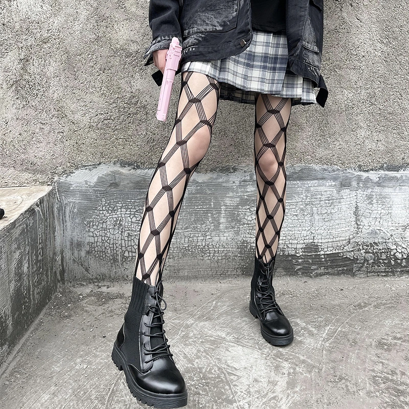 Women's Fashion Diamond Fishnet Stockings