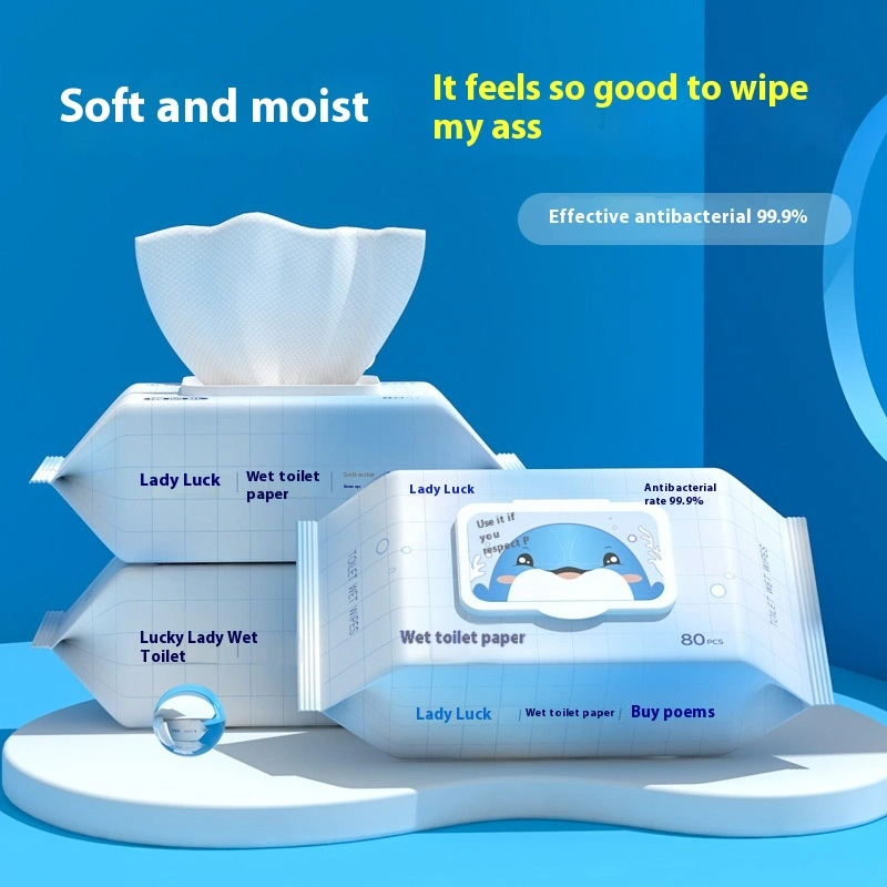 Wet Toilet Paper Wipe Ass Household