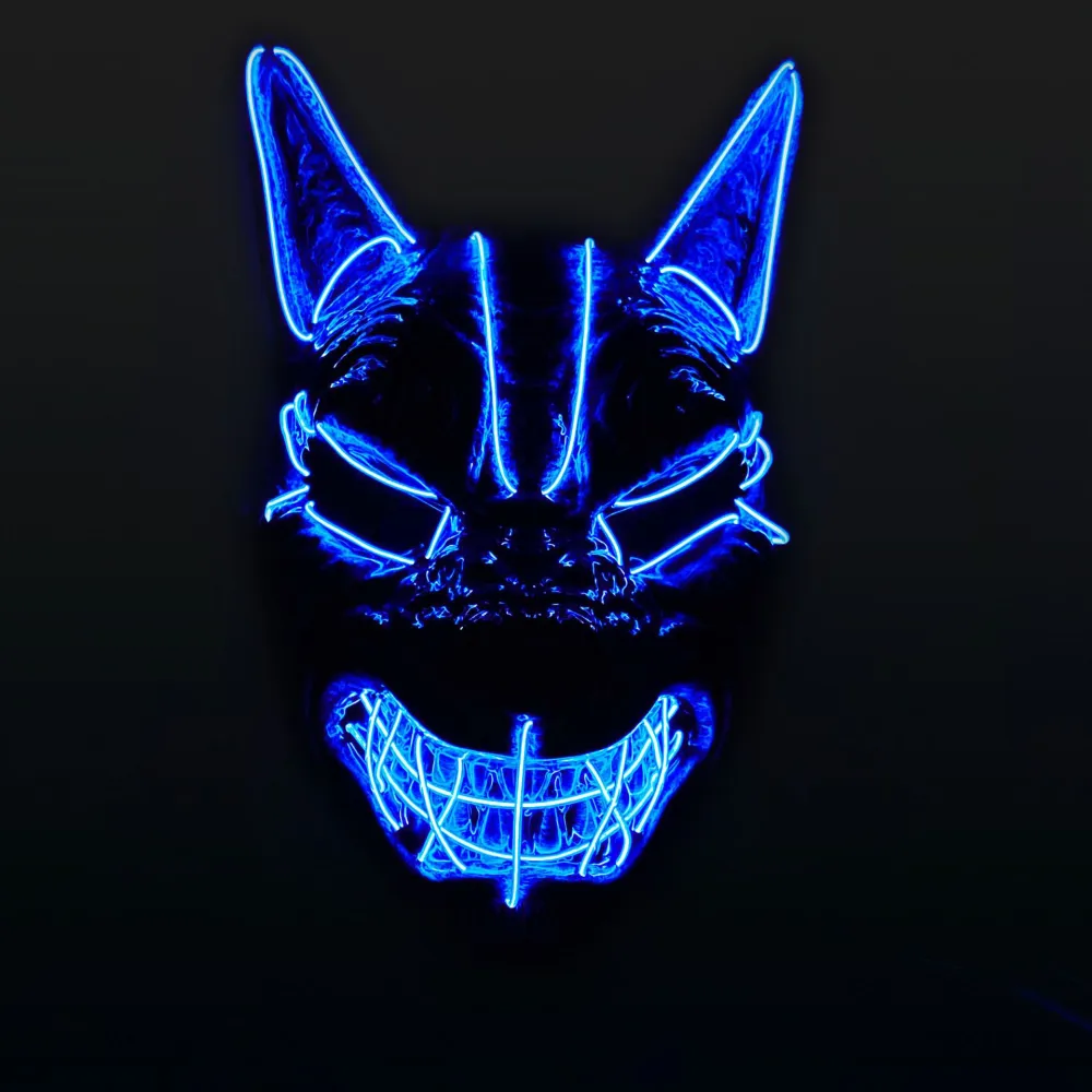 Halloween LED Full Face Luminous Mask