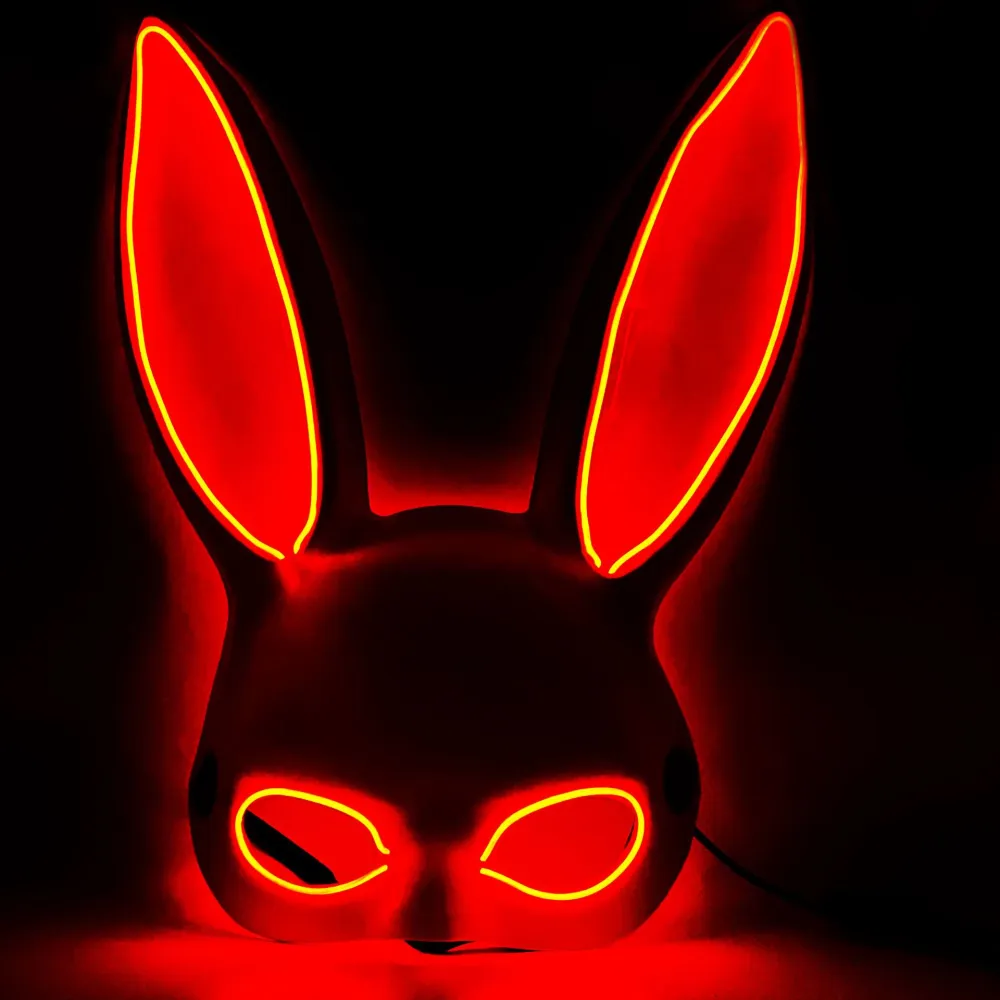 Christmas Ball Luminous Rabbit Mask