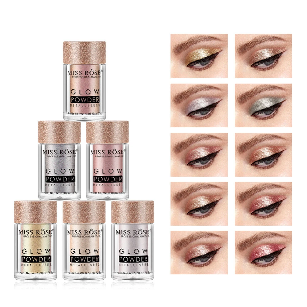 Monochrome Shimmering Powder Shimmer Waterproof Eye Shadow