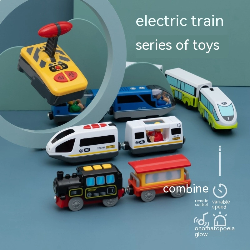 Magnetic Sounding Luminous Remote Control Tram Set