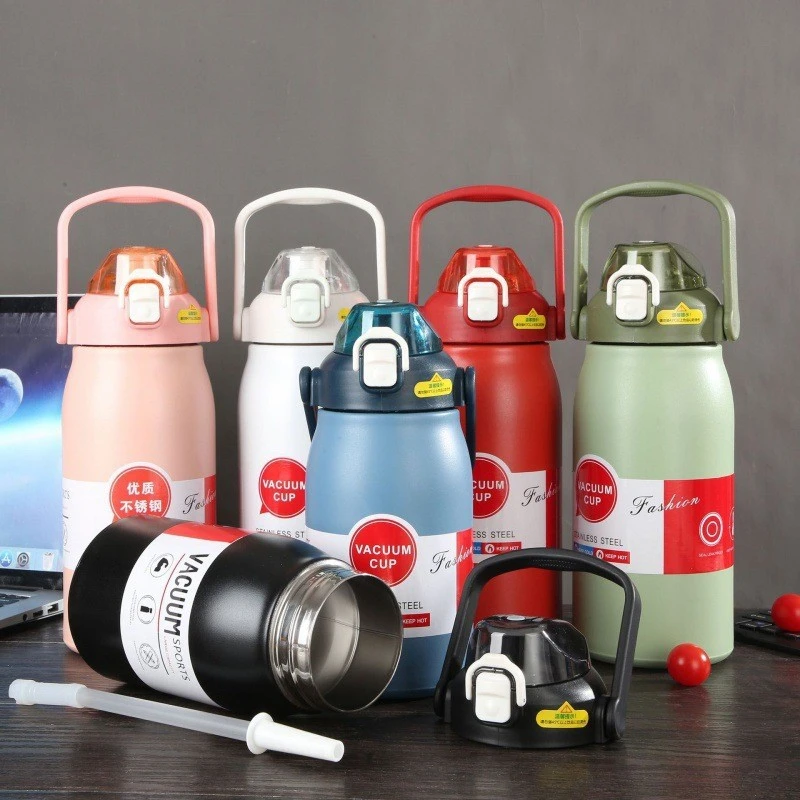 Stainless Steel Large Capacity Double-layer Vacuum Portable Thermal Pot