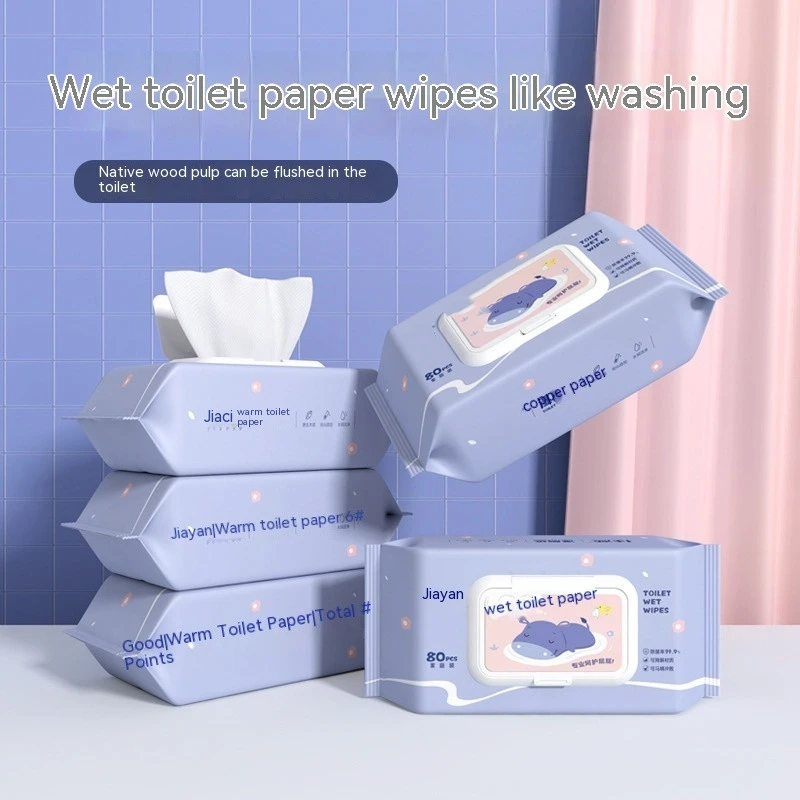 Jiayan Wet Toilet Paper Portable Toilet Sanitary Wipe Wipe Ass Wet