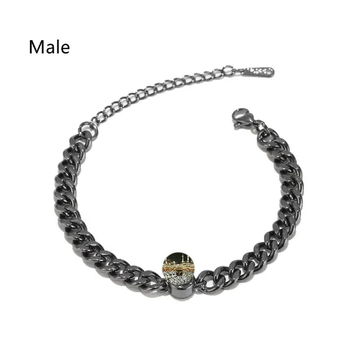 kaaba mens black bracelet