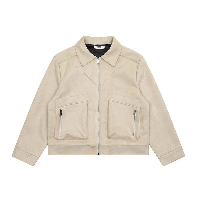 American Vintage Street Lapel Jacket Men Trendy Brands Loose Autumn New Tops