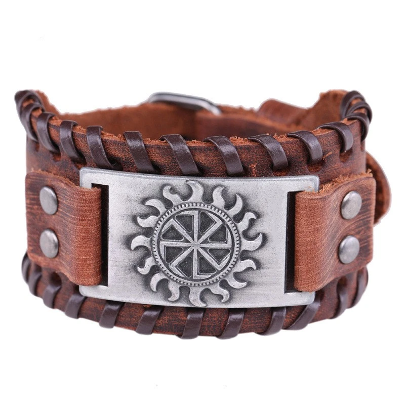 European And American Punk Style Cowhide Wrist