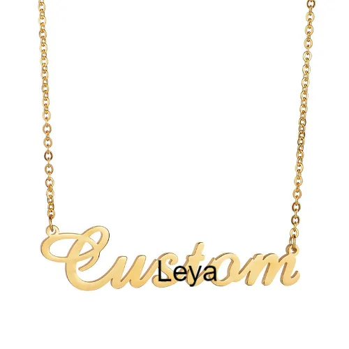 leya name necklace