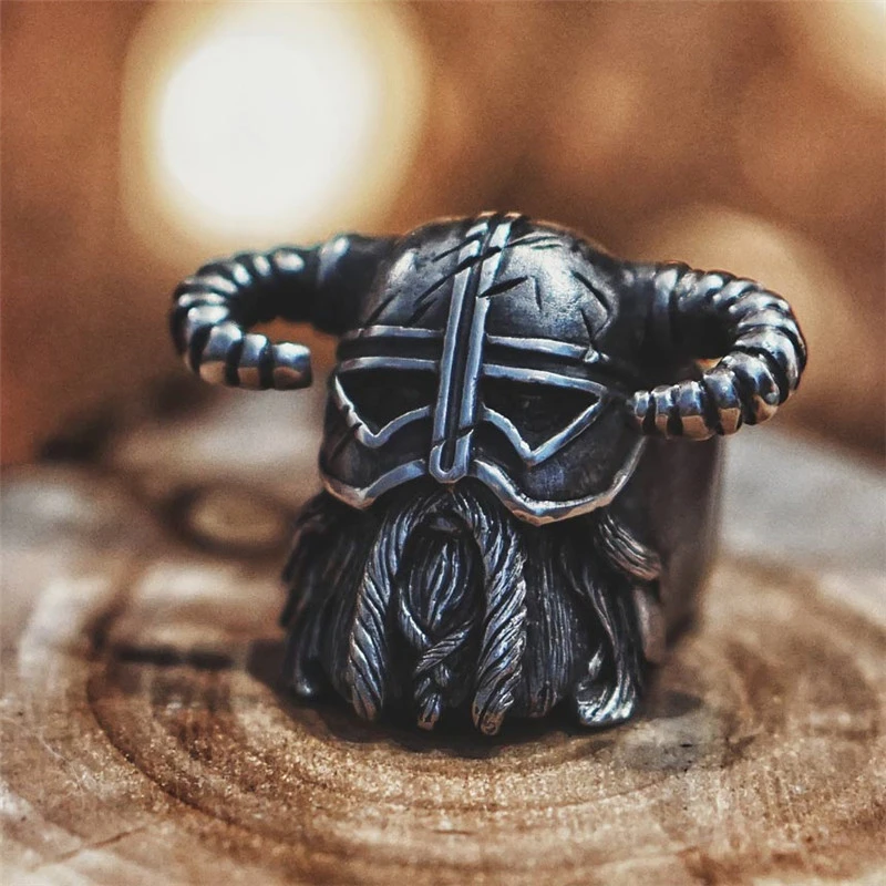 Nordic Viking Gladiator Vintage Indian Ring