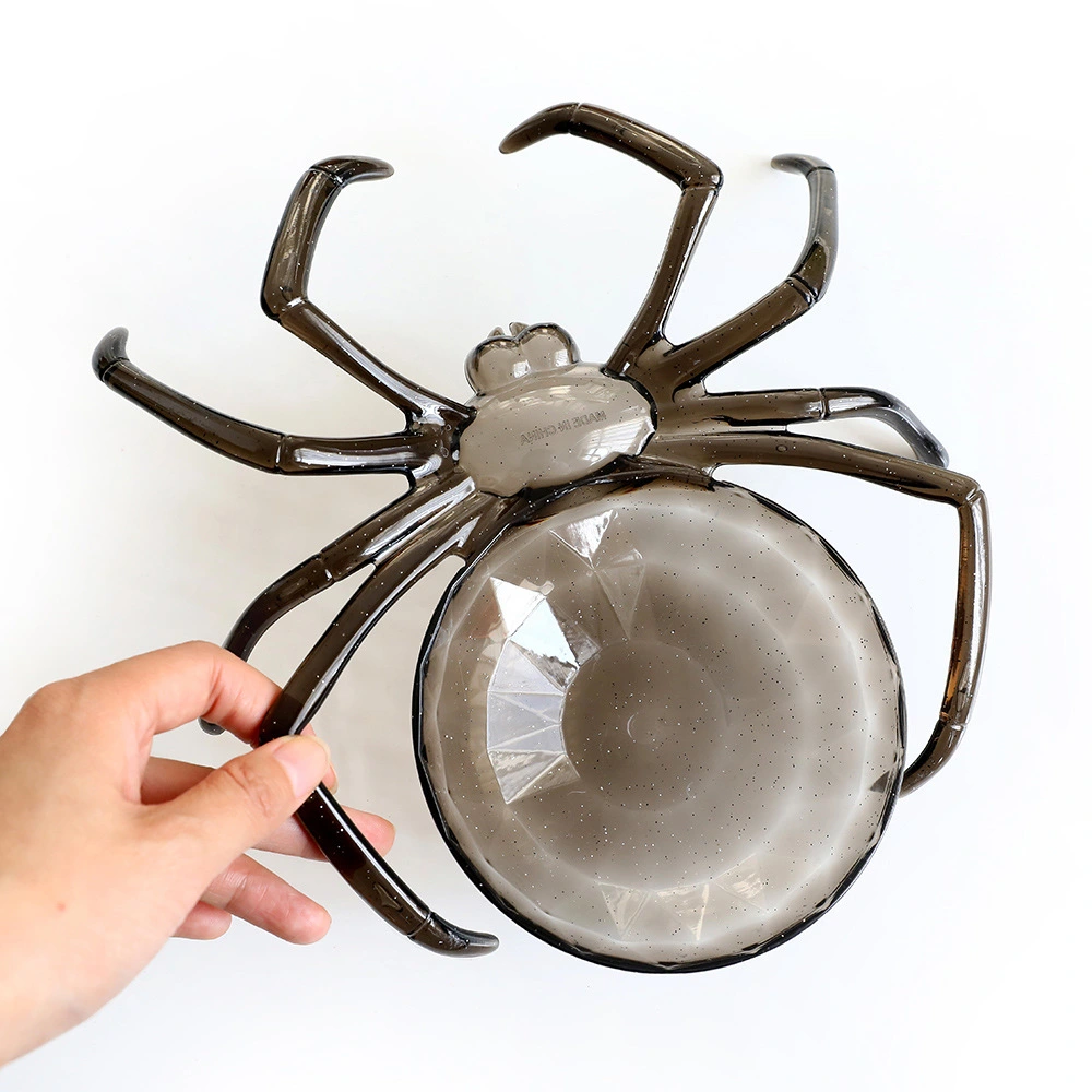 Qingdi Skull Spider Candy Plate Halloween Decorations