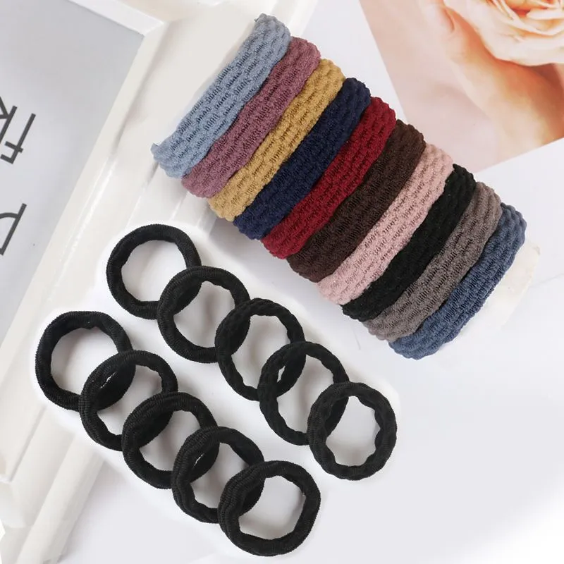 Thick Hair Rope High Elasticity Korean Elastic Band