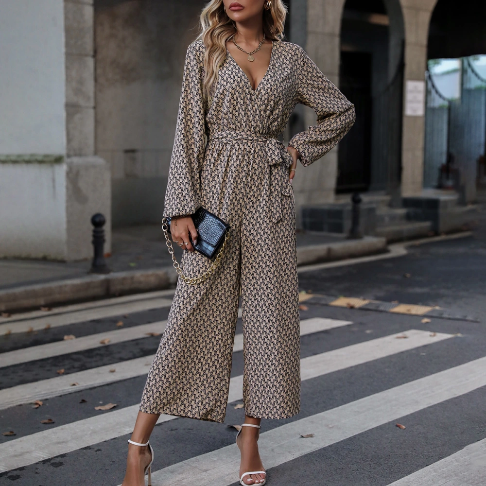 Lady Temperament Noble One-piece Long Sleeves Trousers