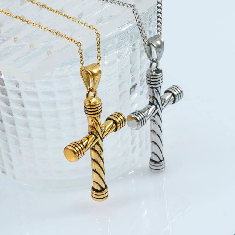 European And American Vintage Cross Necklace