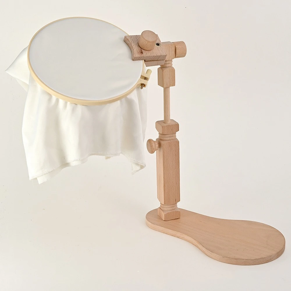 Adjustable Beech Portable CrossStitch Embroidery Frame