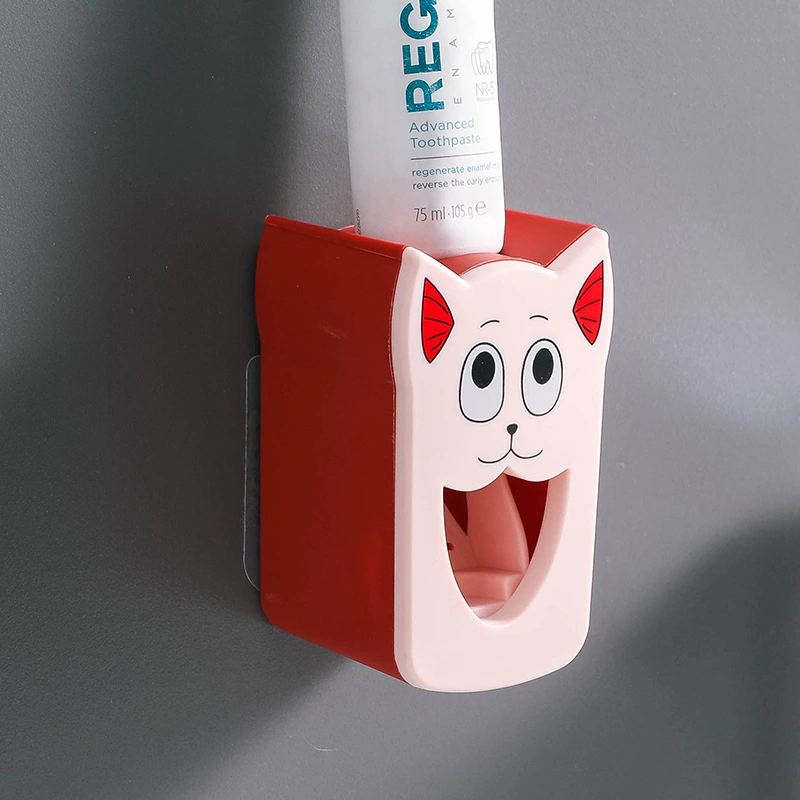Toilet Toiletries Punch-free Children's Cartoon Toothpaste Dispenser