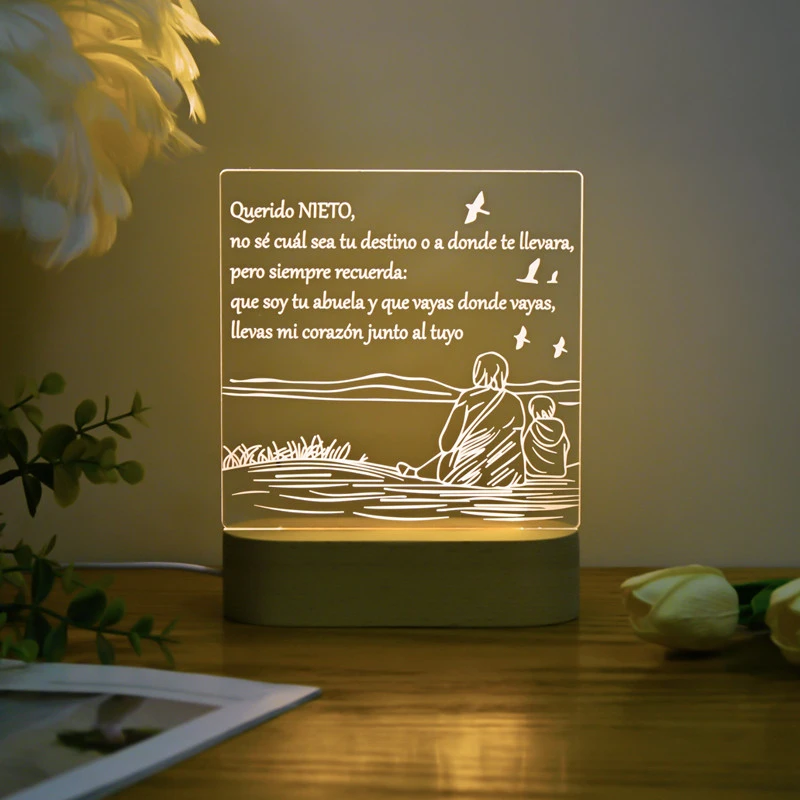 Creative Copy Acrylic 3D Night Light