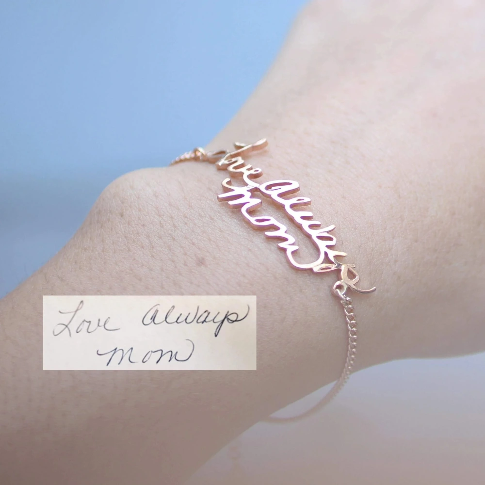 Stainless Steel Alphabet Name Bracelet