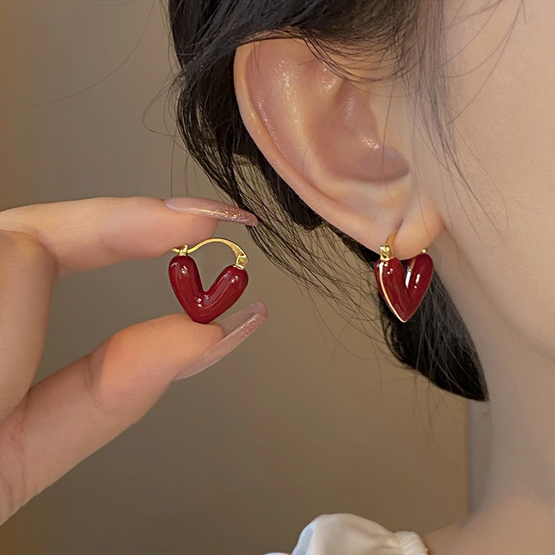 Advanced Sense Love Heart Earrings