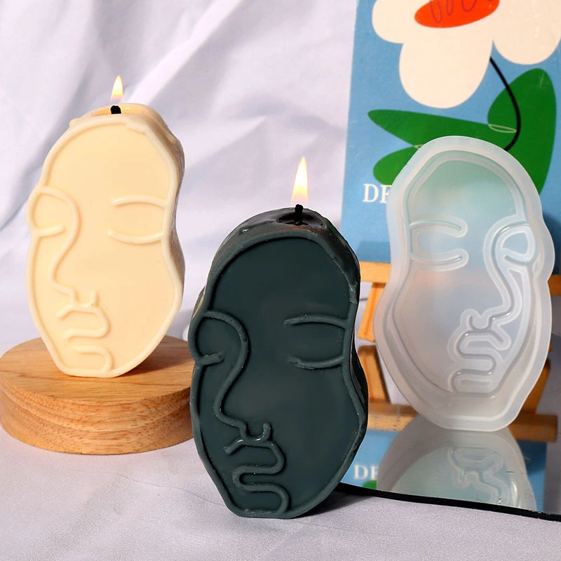 Household Plaster Face Candle Mould