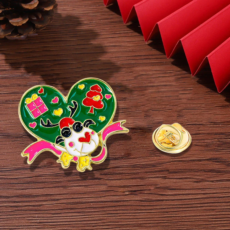 Cartoon Christmas Brooch For Men And Women