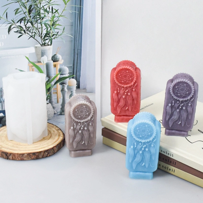 Stone Tablet Statue Aromatherapy Candle Silicone Mold