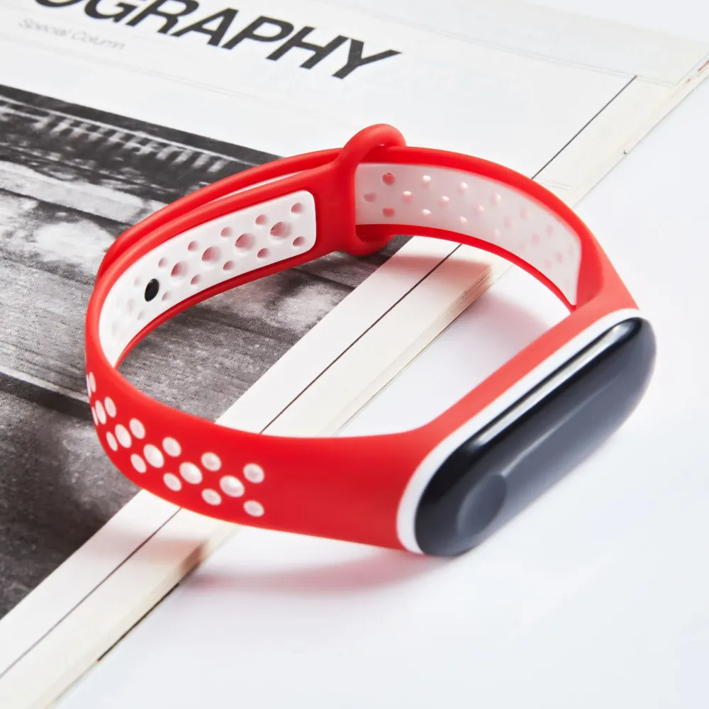 Smart Bracelet Two-color Integrated Silicone Replace Wristband