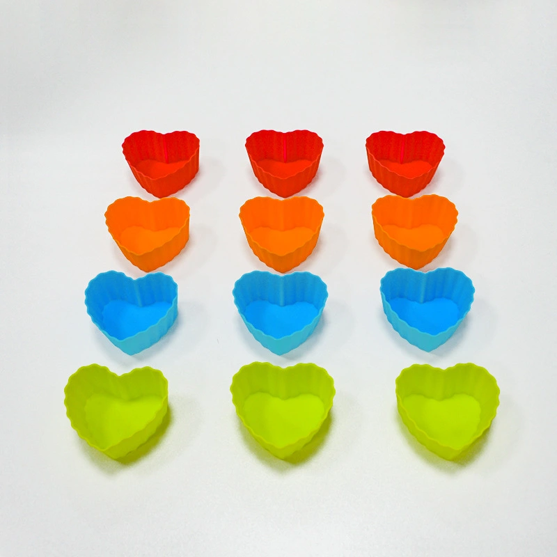 Silicone Baking Supplies Heart-shaped Cake Mould