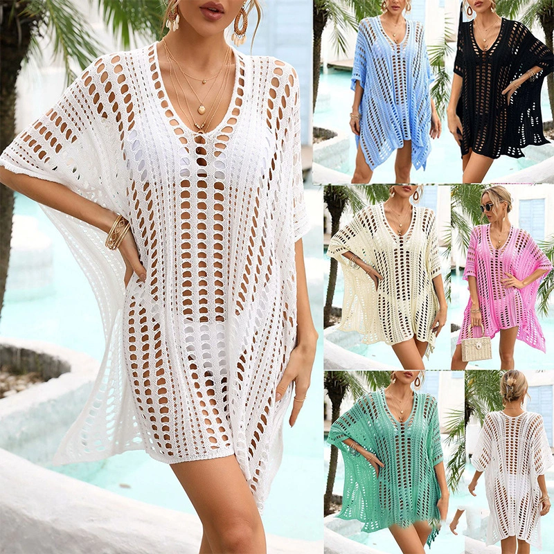 Women's Fashion Hollow-out Knitted Blouse
