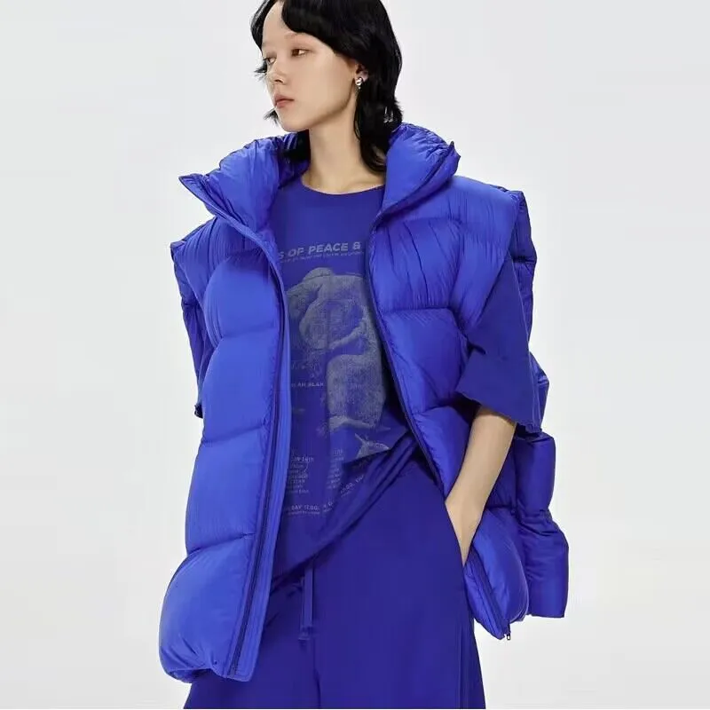 Autumn And Winter New White Duck Down Vest