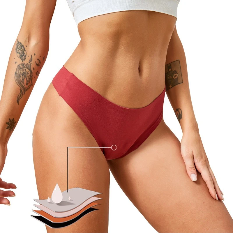 Plus Size Four-layer Leak-proof Menstrual Underwear Seamless