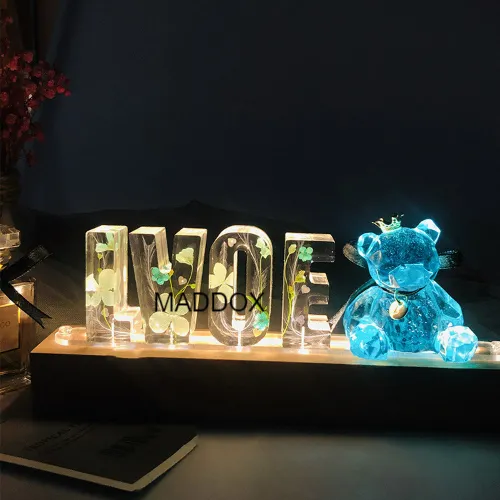 Bear Letters Lamp for Kaisha bates