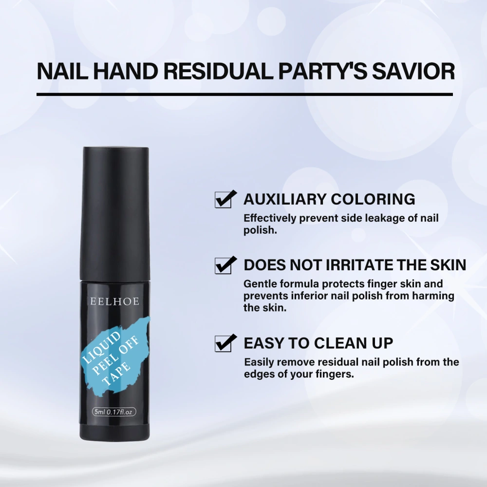 Nail Art Spill-proof Protector Nail Edge Tearable Tool